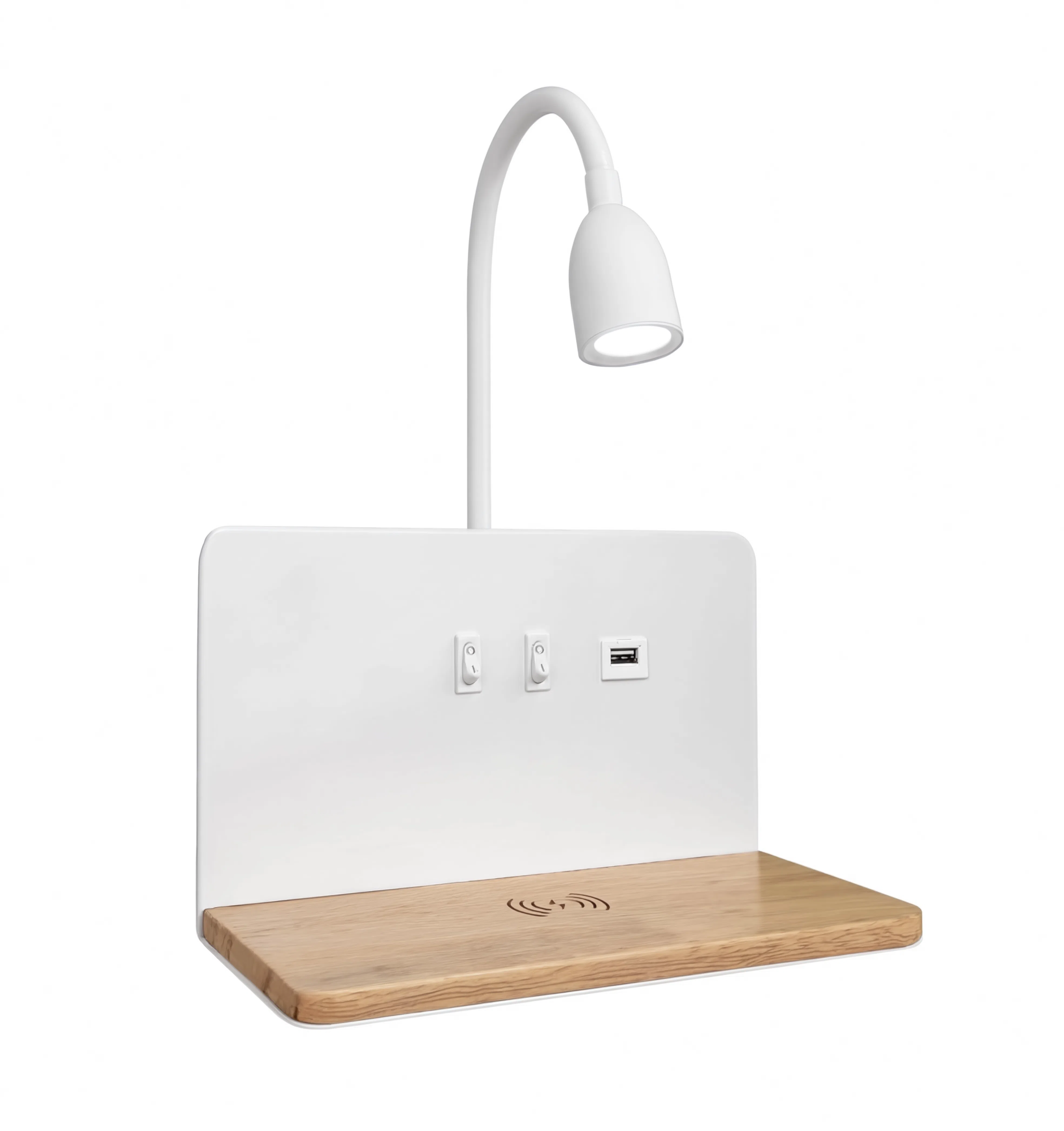 Noctua Applique Murale Intérieure Liseuse et Station de Chargement