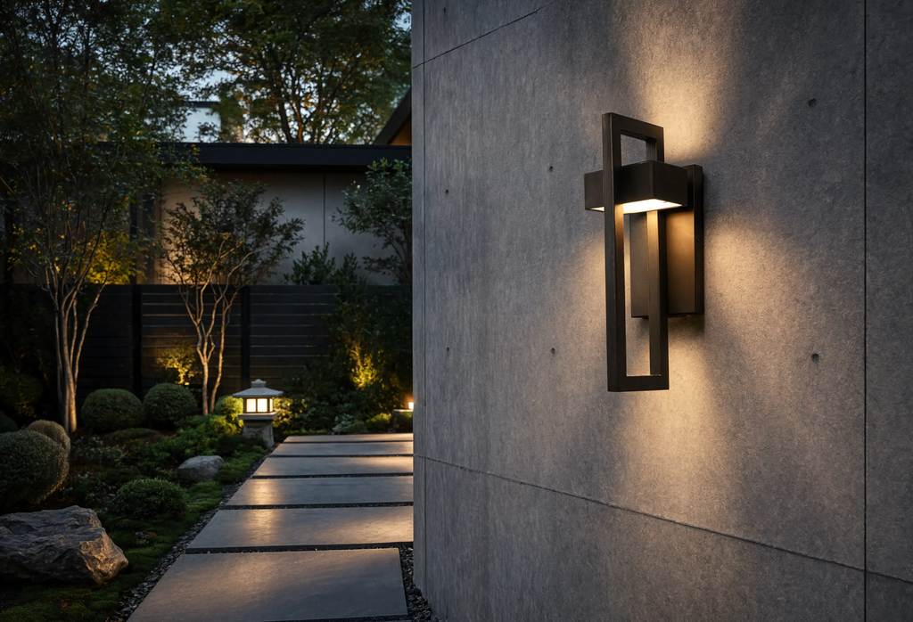 Applique Murale Extérieure LED Aluminium Noir | Framo