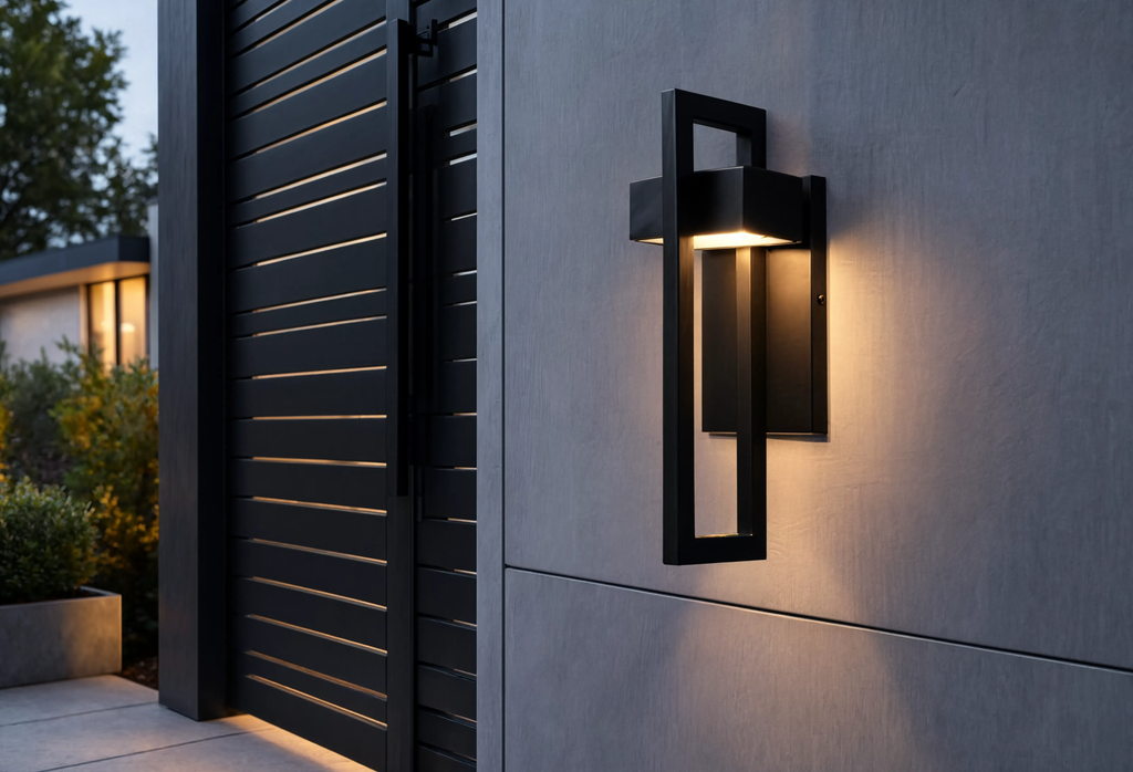 Applique Murale Extérieure LED Aluminium Noir | Framo
